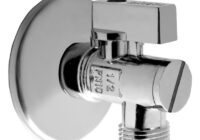 Oleanna Square Brass Angle Valve With Wall Flange Agular Cock