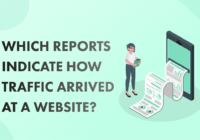 Which reports indicate how traffic arrived at a website