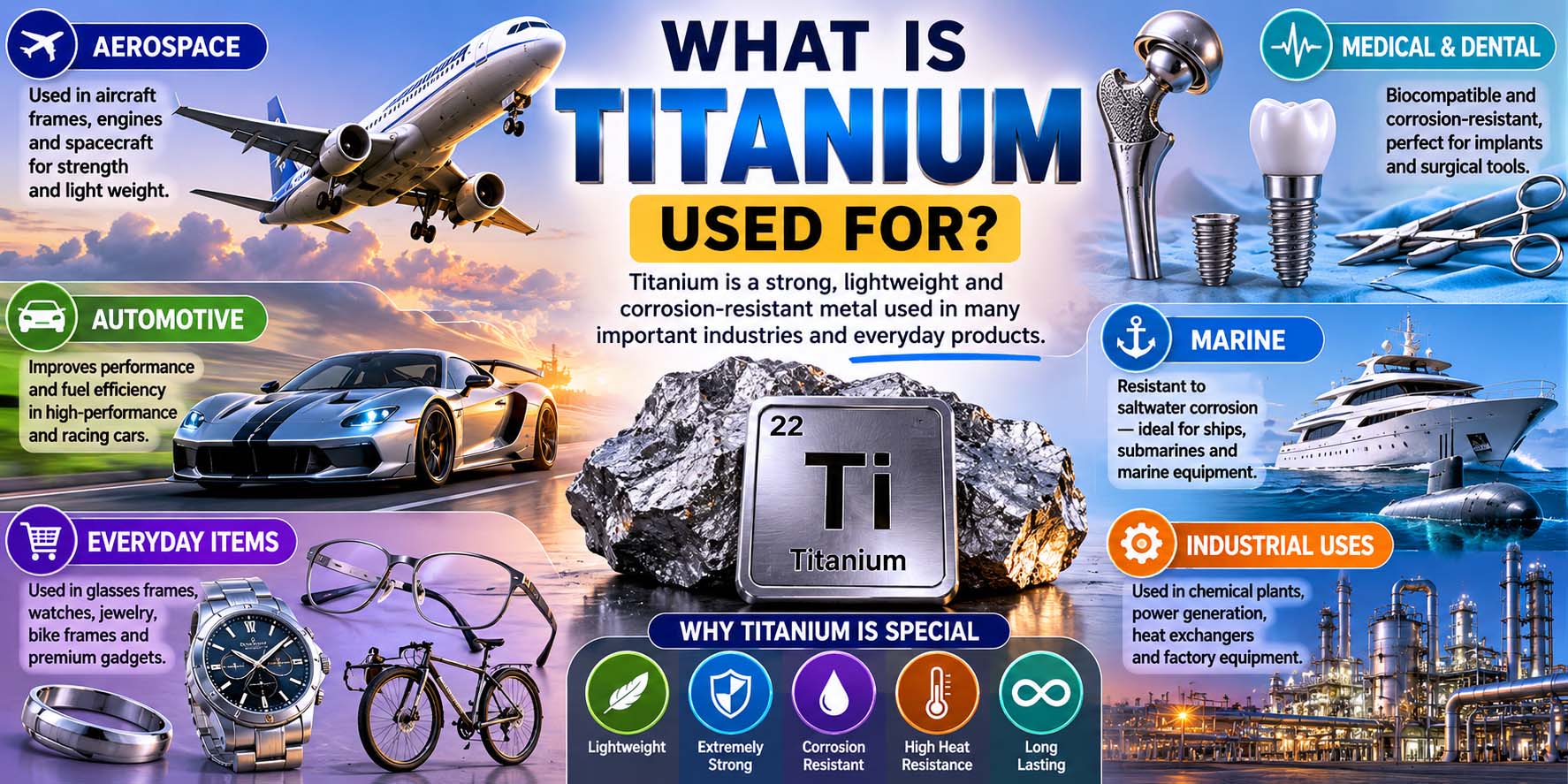 what is titanium used for