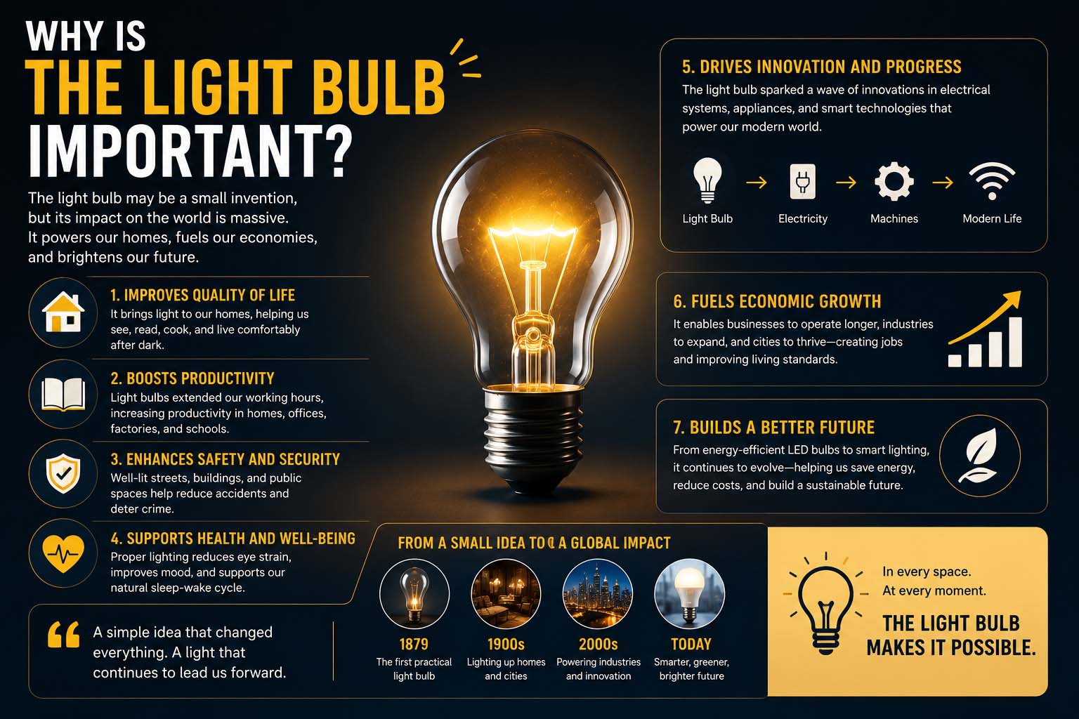 why is the light bulb important