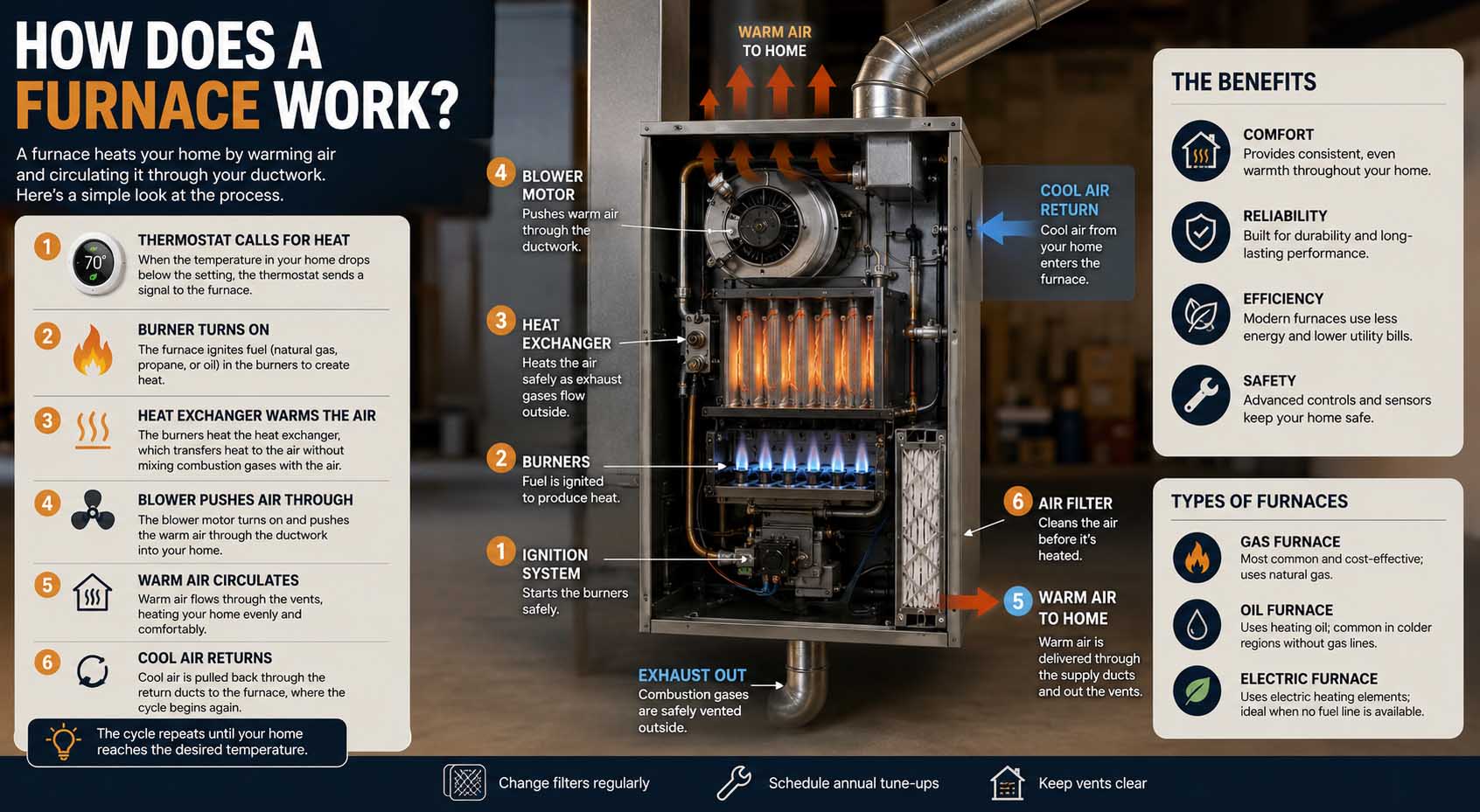 how does a furnace work