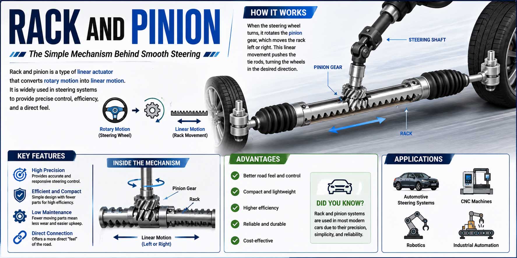 rack and pinion