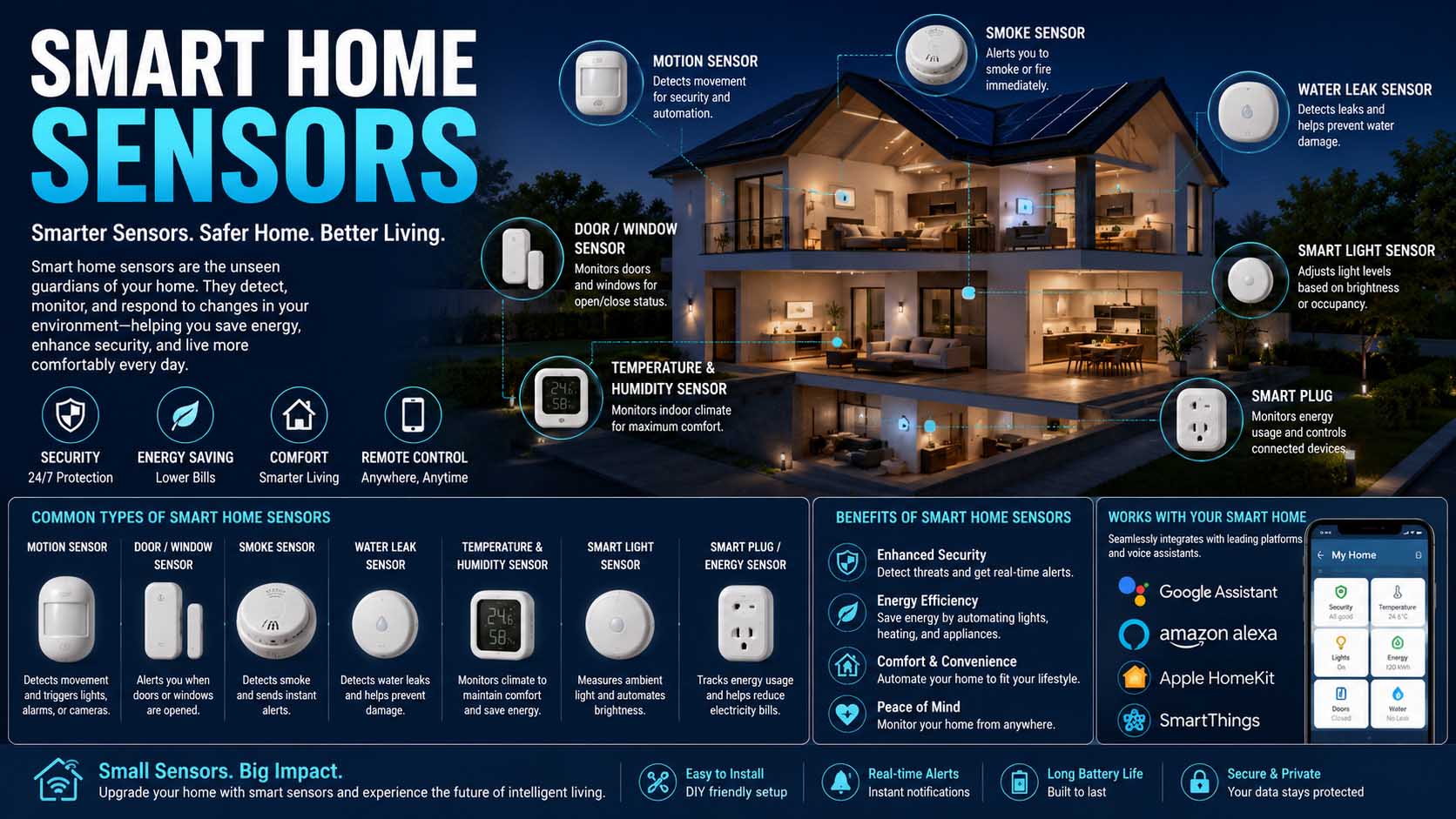 smart home sensors