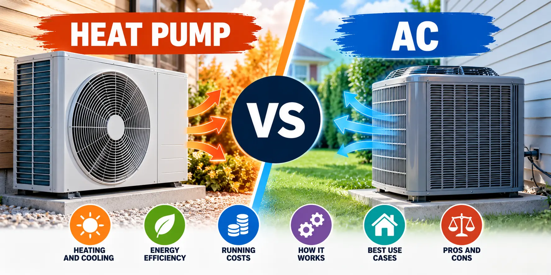 heat pump vs ac